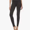 Wolford Rib Jersey Logo Sportlegging - Zwart