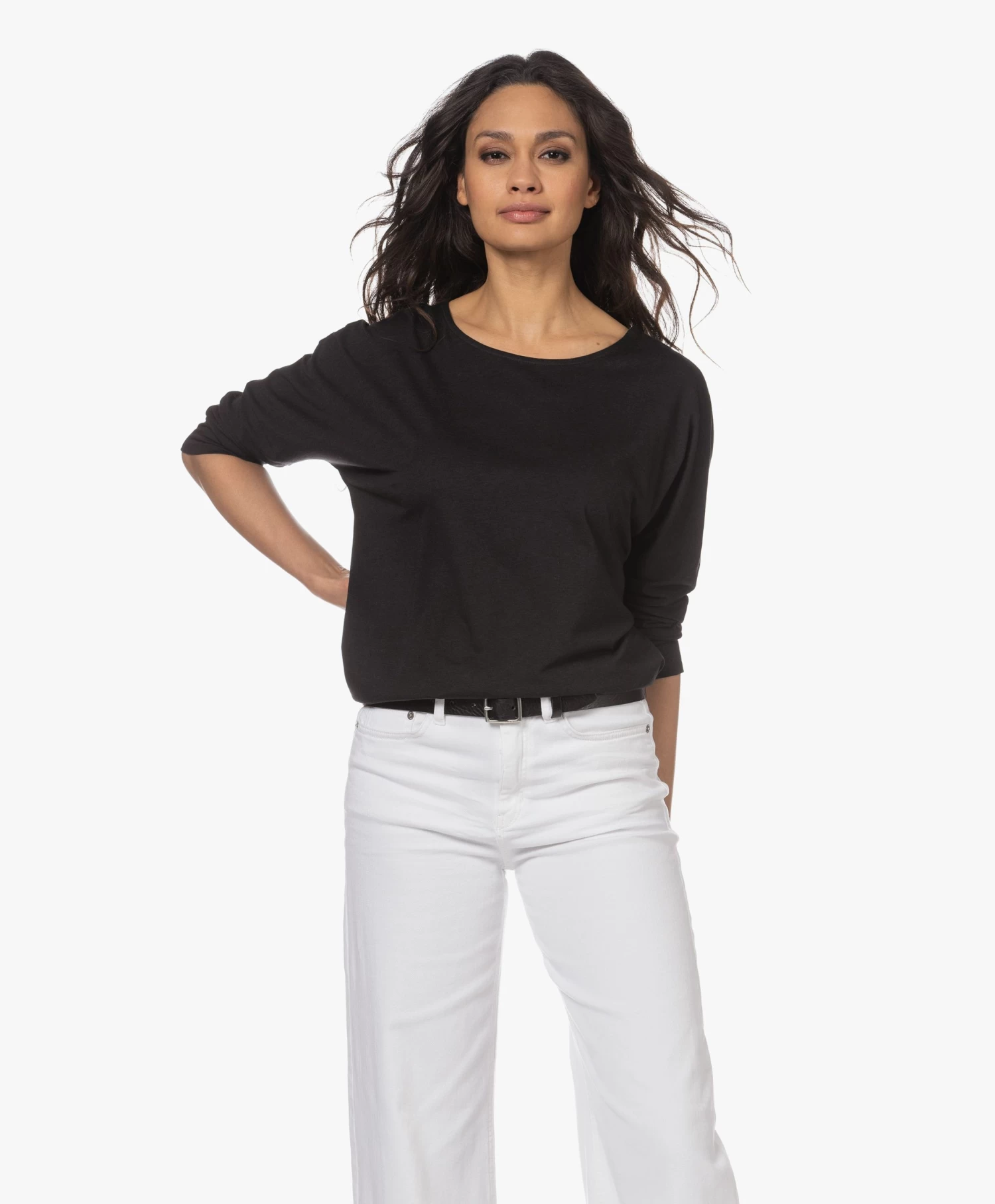 Rag & Bone Baby Boyfriend Leren Riem - Zwart 6 Rag & Bone Baby Boyfriend Leren Riem - Zwart - Afbeelding 6