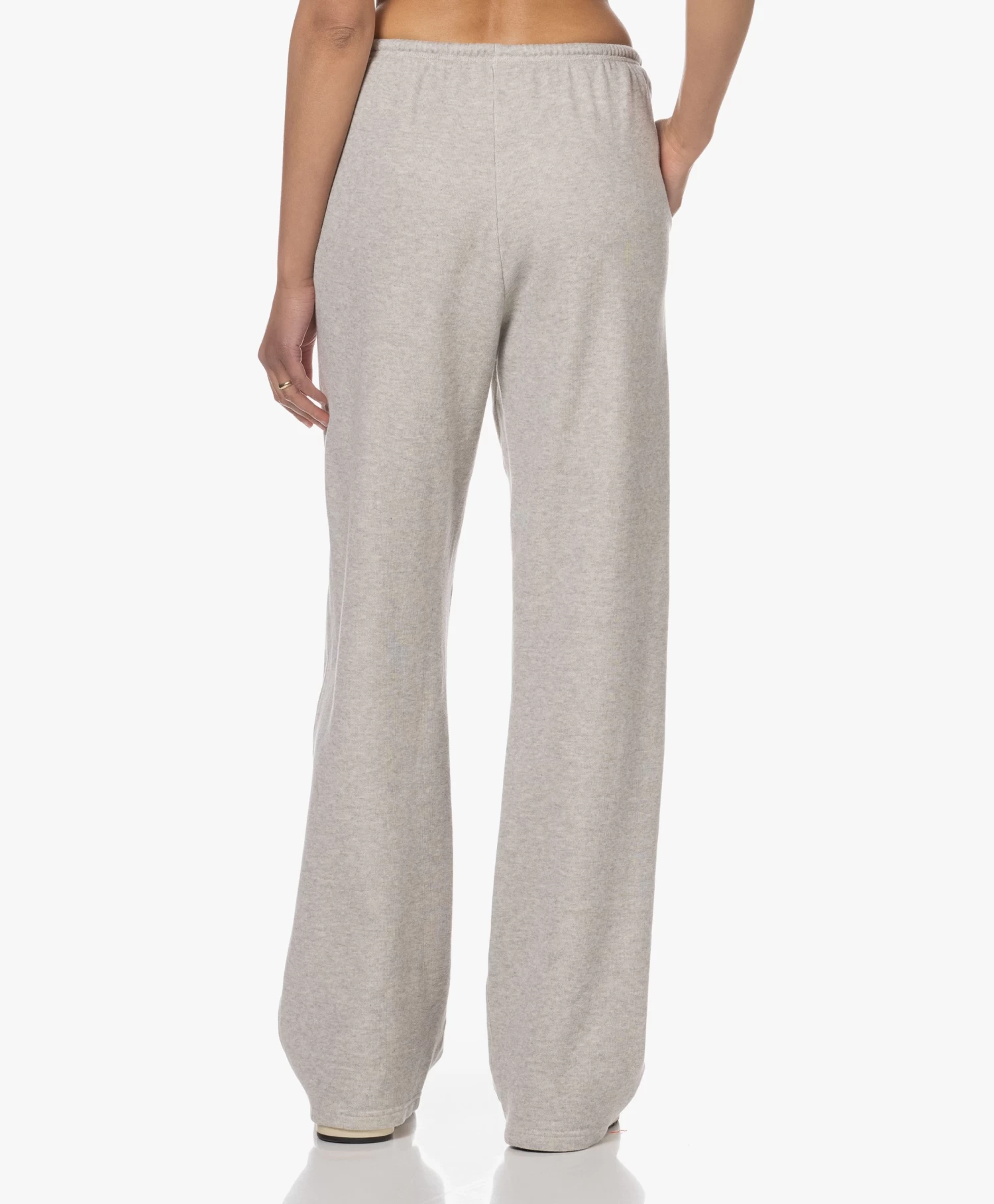 American Vintage Givston Bio Katoenen Sweatpants - Grijs Mêlee 4 American Vintage Givston Bio Katoenen Sweatpants - Grijs Mêlee - Afbeelding 4