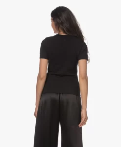 Viveh Esme Interlock Jersey T-Shirt - Zwart -Kleding Series Winkel 230412 e2f796a0 6416 4190 85d2 27269f475ca5 scaled