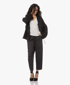 Pomandère Damast Jacquard Kimonojasje - Zwart -Kleding Series Winkel 230417 6baab89c b46f 4c0d 8324 0122f982cd6e