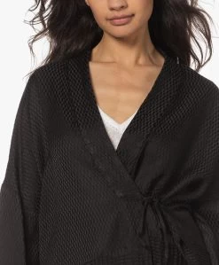 Pomandère Damast Jacquard Kimonojasje - Zwart -Kleding Series Winkel 230417 7a44715e 1846 4564 909a ac8bb050229d