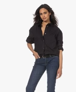 Gai+Lisva Rosa Bio Poplin Overhemd - Zwart -Kleding Series Winkel 230418 0e1cd5f9 59e8 46ed a3c9 c87c60886ec8
