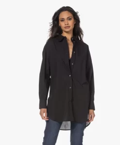 Gai+Lisva Rosa Bio Poplin Overhemd - Zwart -Kleding Series Winkel 230418 1586c2c4 d9e8 4f49 9f49 981d25f12b55 scaled