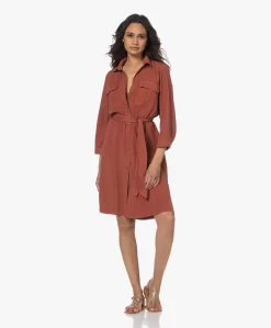 Plein Publique La Chris Tencel Blousejurk - Burned Red -Kleding Series Winkel 230418 2712c200 c4b4 4a6a abdb 8fa69698fb41 scaled