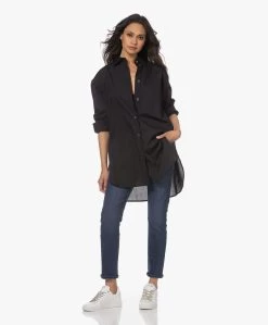 Gai+Lisva Rosa Bio Poplin Overhemd - Zwart -Kleding Series Winkel 230418 3dbff221 6153 43bf 9e51 d94fffd829c6