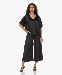 By Malene Birger Luisa Poplin Culotte - Zwart -Kleding Series Winkel 230418 7f691224 fb8d 4dcd a8a8 4f1427c84b39 scaled
