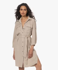 Plein Publique La Chris Tencel Blousejurk - Light Sand -Kleding Series Winkel 230418 89072698 8a39 47af a382 f53a1cc0f1f7 scaled