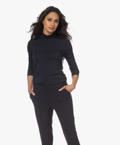 Lasalle Tencel Jersey Colshirt - Navy -Kleding Series Winkel 230418 fa344f7a 7a4d 4739 97f4 c922f0805770 scaled