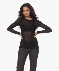 Gai+Lisva Fermi Zijdemix Pointelle Longsleeve - Zwart -Kleding Series Winkel 230424 20a67e43 e76d 4e5e a7be 5c1c44d2fa66 scaled