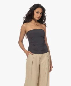 Japantky Bumpy Strapless Travel Jersey Top - Donkergrijs -Kleding Series Winkel 230424 a5b97692 1773 4ac9 a949 9c02b1906870 scaled
