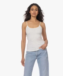 American Vintage Gamipy Katoenen Spaghetti Top - Wit -Kleding Series Winkel 230424 d1f899b2 d896 44a8 9051 17750c752c98 scaled