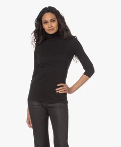 Vince Essential Pima Katoenen Colshirt - Zwart -Kleding Series Winkel 230424 ee8a300b 5b49 48cd 9631 46da640b6bf5 scaled