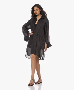 Su Paris Popi Ramie Jurk - Zwart -Kleding Series Winkel 230425 474af21d 7915 48a6 b945 4341cc86e54f scaled