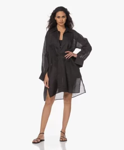 Su Paris Popi Ramie Jurk - Zwart -Kleding Series Winkel 230425 5b4f1280 ad28 4a8d baf7 d5058842f12a scaled