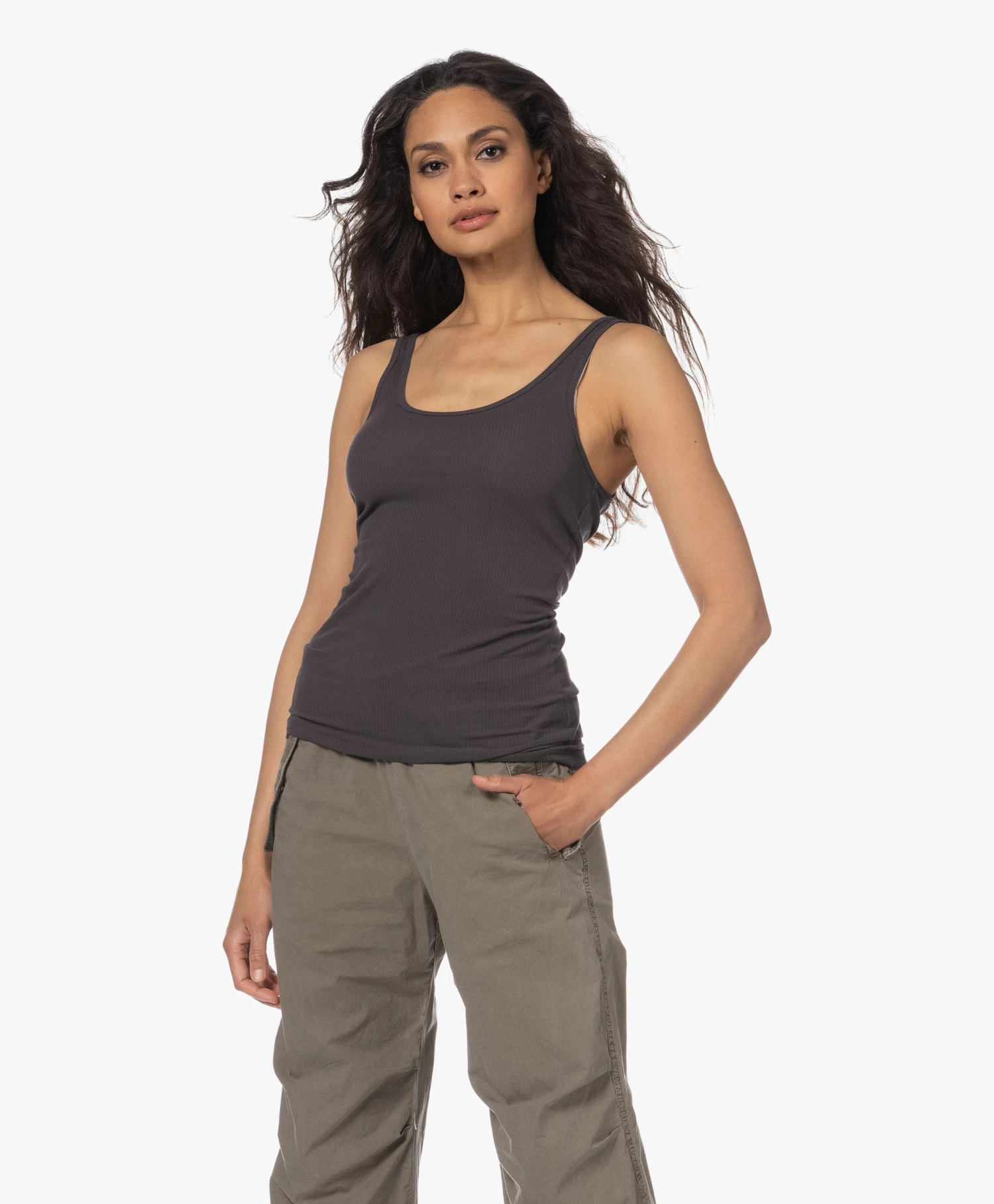 James Perse The Daily Tank - Asphalt 1 James Perse The Daily Tank - Asphalt