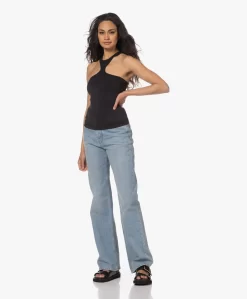 Róhe Tech Jersey Halter Top - Zwart -Kleding Series Winkel 230501 622c67c9 3ece 442d 9343 2ec45e79b13c scaled