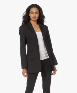 By Malene Birger Porter Getailleerde Blazer - Zwart