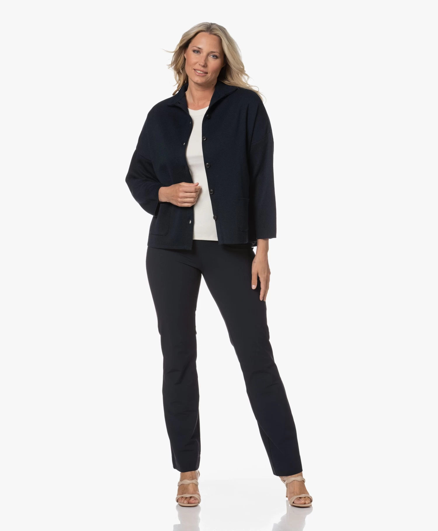 Viveh Esme Interlock Jersey T-Shirt - Coconut Milk 2 Viveh Esme Interlock Jersey T-Shirt - Coconut Milk - Afbeelding 2