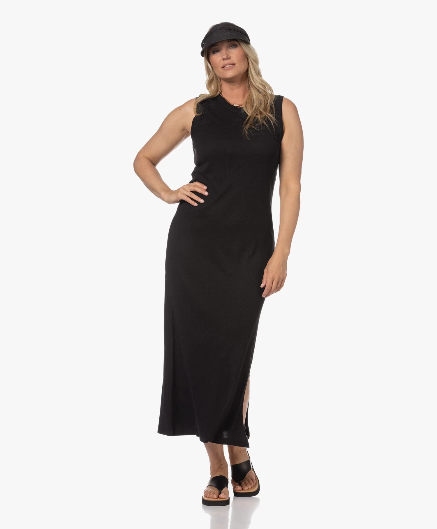 Resort Finest Papierstro Zonneklep - Zwart 2 Resort Finest Papierstro Zonneklep - Zwart - Afbeelding 2