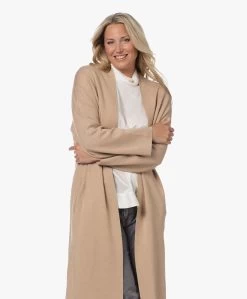 Plein Publique La Veste Viscosemix Lang Open Vest - Soft Camel -Kleding Series Winkel 230502 d769afba 746e 48f4 b357 64b7b4c6772f