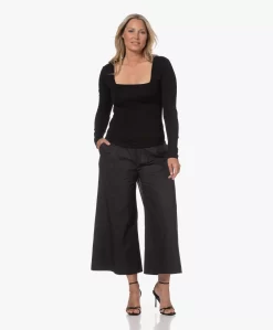 By Malene Birger Luisa Poplin Culotte - Zwart -Kleding Series Winkel 230502 ed065029 774f 48ed ac23 07a79008ed22 scaled