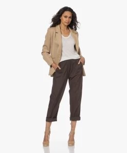 Gai+Lisva Astrid Poplin Pull-On Broek - Mulch -Kleding Series Winkel 230504 151e943f cd8b 4663 a822 ecf58752af1e