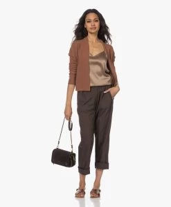 Gai+Lisva Astrid Poplin Pull-On Broek - Mulch -Kleding Series Winkel 230504 4127941c e59f 436c 8c2f 665cfbd1aae3