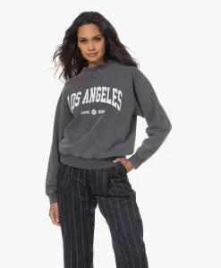 Anine Bing Ramona Los Angeles Print Sweatshirt - Washed Black -Kleding Series Winkel 230504 ffb7cbba ef2a 4676 a1ce c9632794fa04 scaled