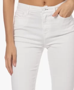 Denham Jane High-Rise Flared Jeans - Wit -Kleding Series Winkel 230510 081463e1 ea02 4fdc 8ca8 ba420844390f scaled