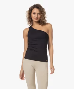 Deblon Sports Mae One-Shoulder Top - Zwart