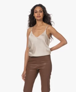 Resort Finest Satijnen Camisole Top - Champagne -Kleding Series Winkel 230516 07d30d5e f3fd 4945 a6c8 55d6138ccd52 scaled