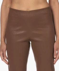 By Malene Birger Florentina Leren Broek - Dark Tan -Kleding Series Winkel 230516 24a949ee 004a 4c71 83c9 d1c29e6858ce