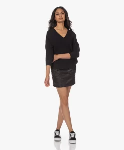 Iro Treci Lamsleren Mini Rok - Zwart -Kleding Series Winkel 230516 60bd18c7 205b 4ccc a71e 7f496f985fed scaled