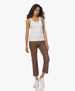 By Malene Birger Anisa Rib Tanktop - Soft White -Kleding Series Winkel 230516 f05562ad dc44 4662 ae47 7b6e8e1d37ef scaled