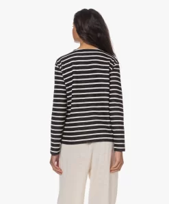 Closed Gestreepte Double-Face Longsleeve - Zwart/Ivoor -Kleding Series Winkel 230516 f7fa35d1 7f5f 4dac 8e96 e5cd9dc70382 scaled