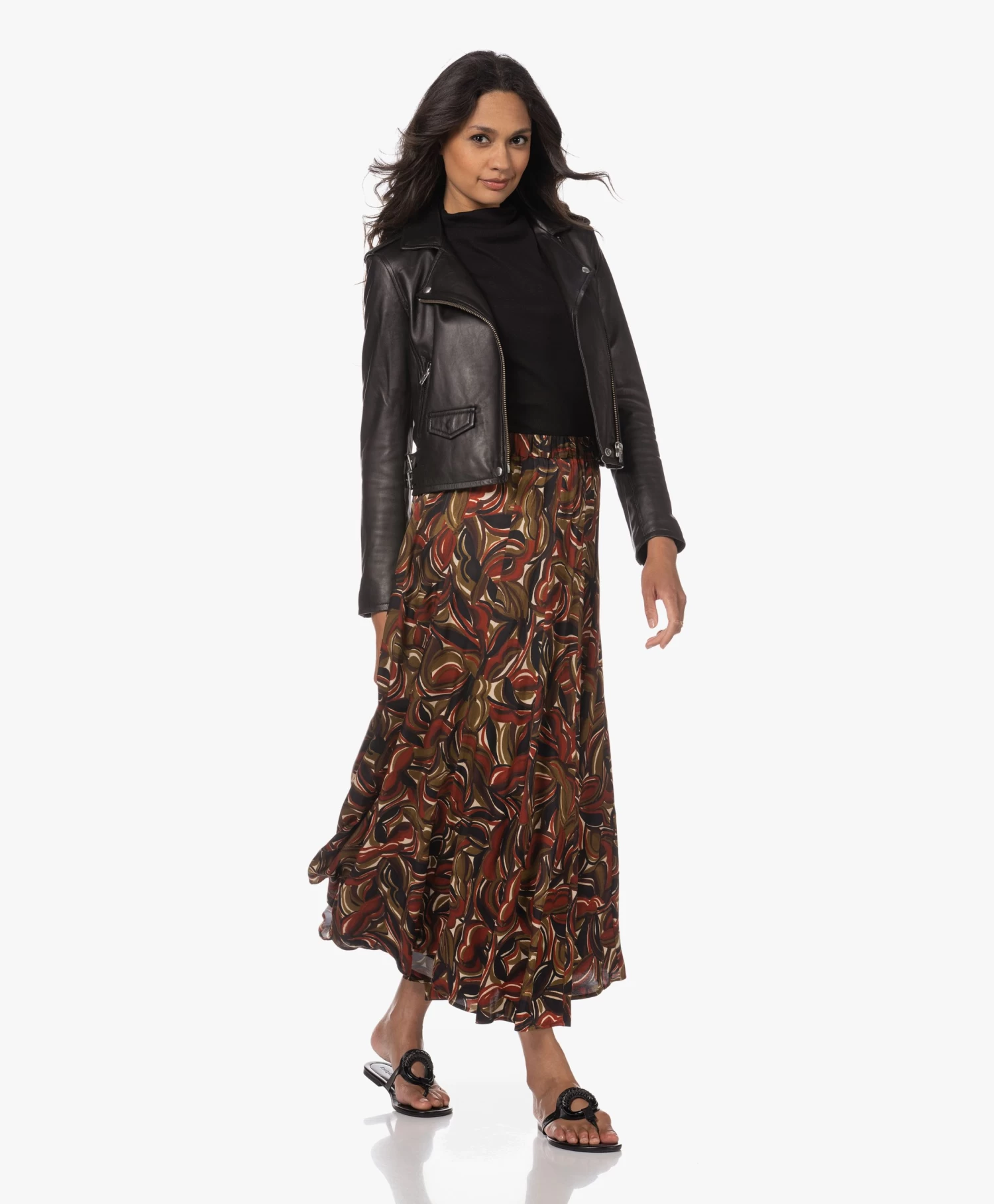 See By Chloé Hana Leren Slippers - Zwart/Zwart 2 See By Chloé Hana Leren Slippers - Zwart/Zwart - Afbeelding 2