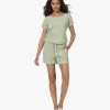 Japantky Benji Light Travel Jersey Playsuit - Vintage Green