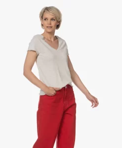 American Vintage Sonoma Slub Jersey T-Shirt - Polar Melange -Kleding Series Winkel 230523 19032ac6 2756 4775 8410 507a708fb381 scaled