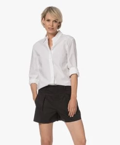 Drykorn Sanah Katoenen Poplin Overhemdnblouse - Wit