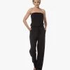 Michael Stars Skye Jersey Strapless Jumpsuit - Zwart