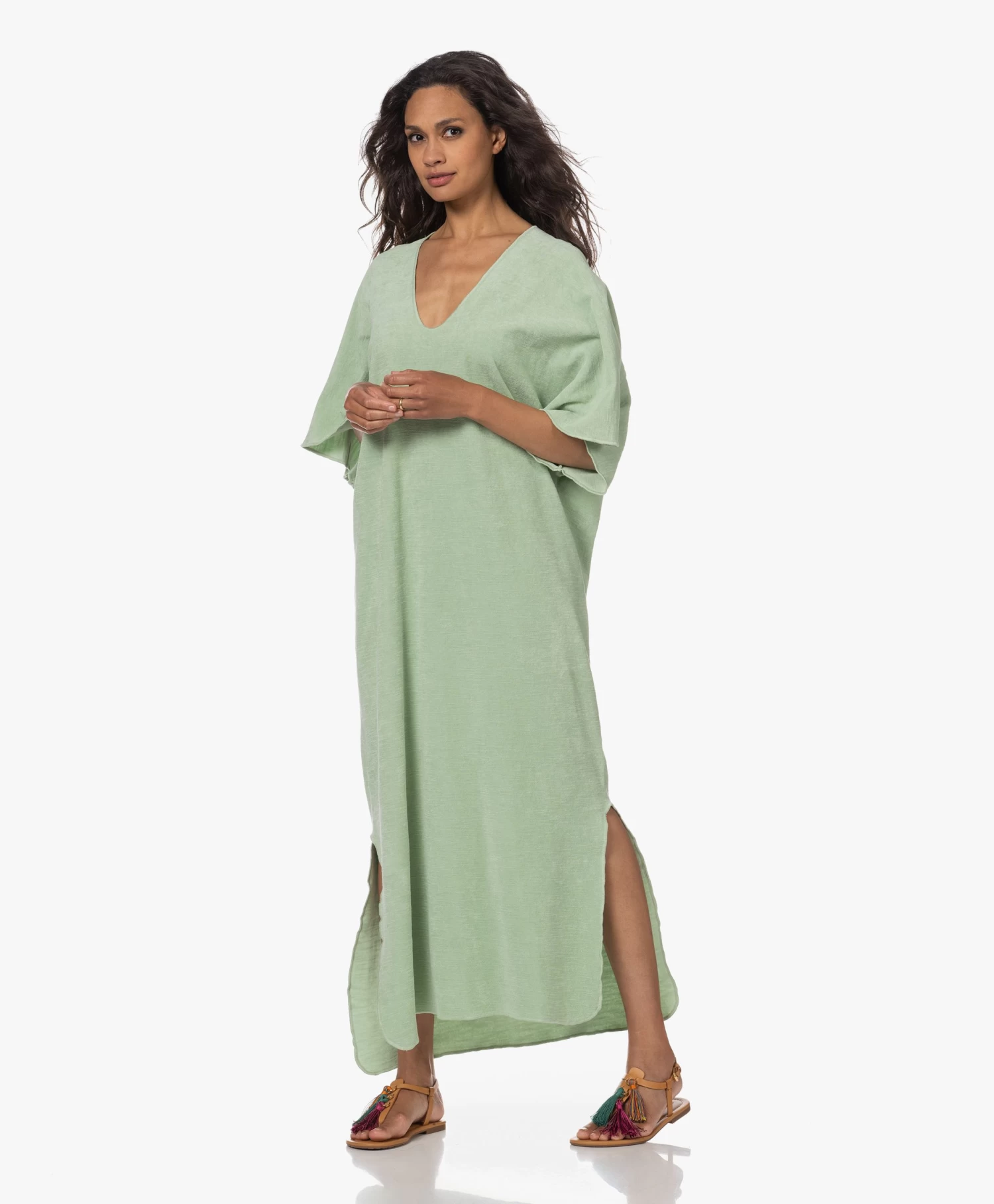 Speezys Amsterdam Kaftan No.1 - Smoke Green 11 Speezys Amsterdam Kaftan No.1 - Smoke Green - Afbeelding 11