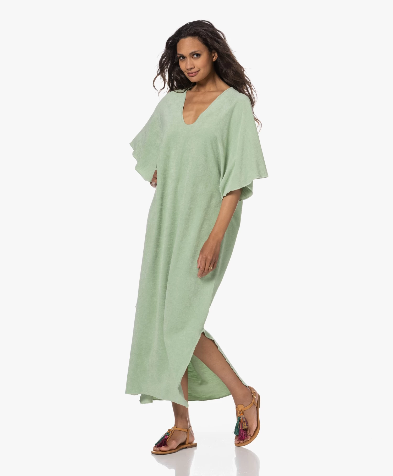 Speezys Amsterdam Kaftan No.1 - Smoke Green 6 Speezys Amsterdam Kaftan No.1 - Smoke Green - Afbeelding 6