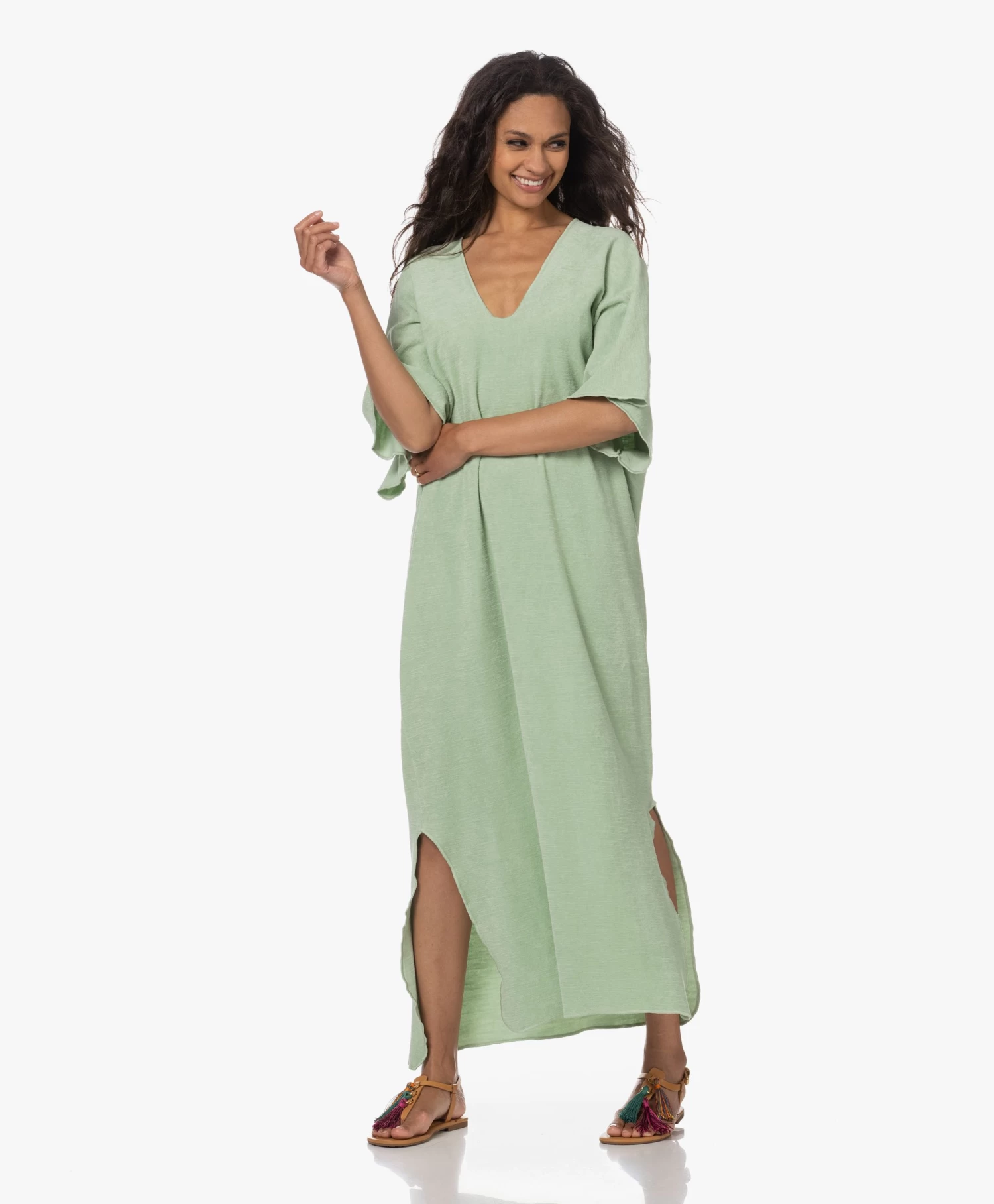 Speezys Amsterdam Kaftan No.1 - Smoke Green 12 Speezys Amsterdam Kaftan No.1 - Smoke Green - Afbeelding 12