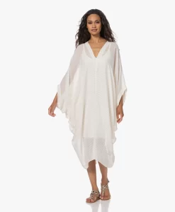 Su Paris Bahia Katoenen Kaftan Met Streepstructuur - Off-White -Kleding Series Winkel 230524 990235b2 0542 41e1 96cb d85d4822c08b scaled