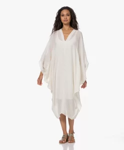 Su Paris Bahia Katoenen Kaftan Met Streepstructuur - Off-White -Kleding Series Winkel 230524 de170475 af78 49b2 b116 782b1d96a075 scaled