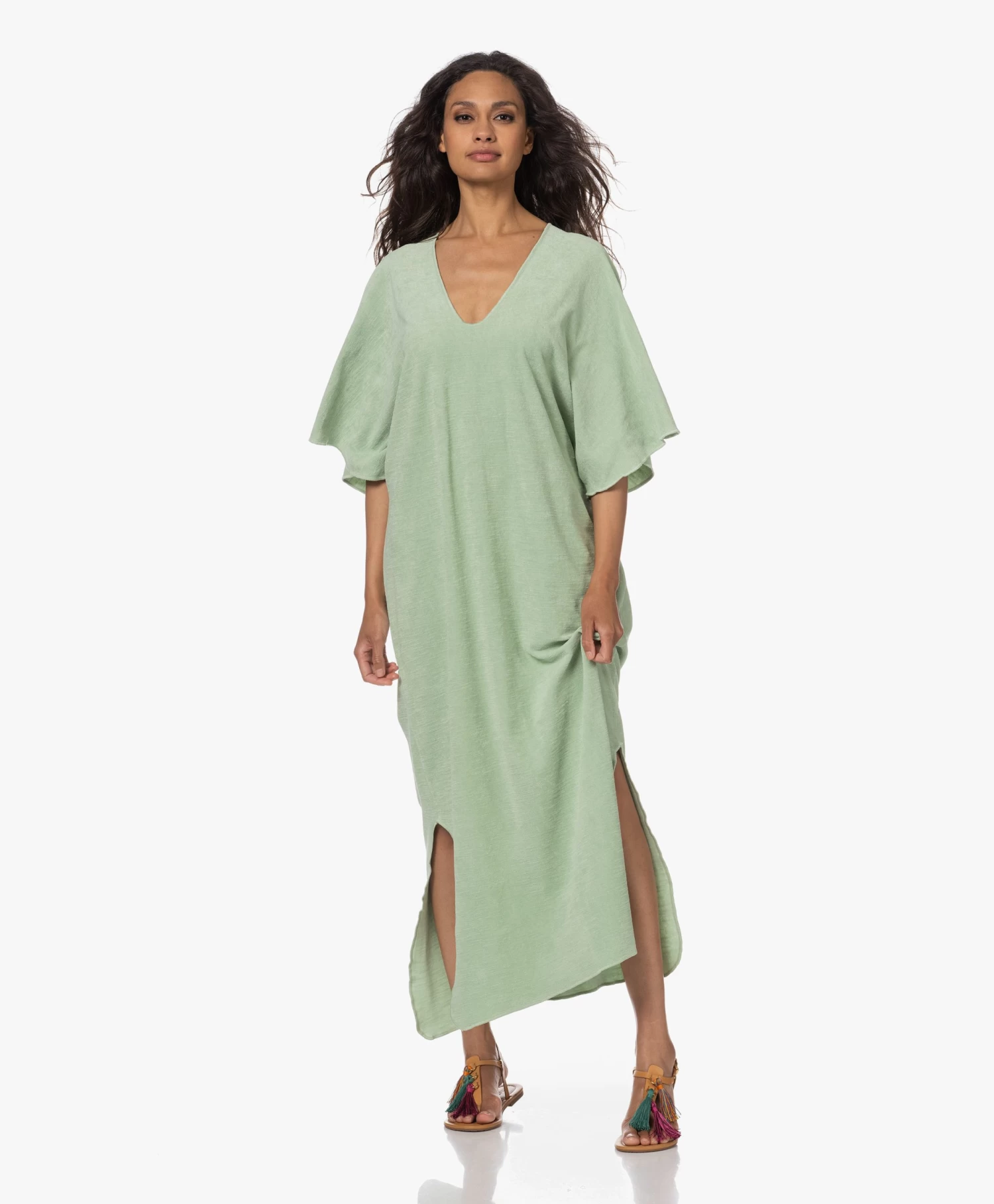Speezys Amsterdam Kaftan No.1 - Smoke Green 10 Speezys Amsterdam Kaftan No.1 - Smoke Green - Afbeelding 10