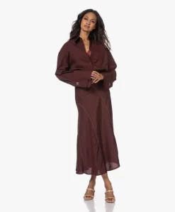 Róhe Panelled Midi Rok - Mulberry -Kleding Series Winkel 230525 1d875b33 7733 4489 8190 34a0f65684c5 scaled