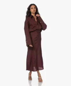 Róhe Panelled Midi Rok - Mulberry -Kleding Series Winkel 230525 48f7a289 924e 4c4c 8f82 5b72389ab114 scaled