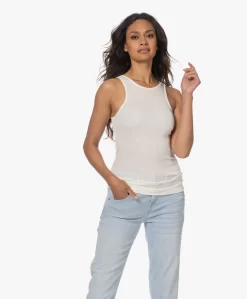 By Malene Birger Amieeh Lyocell Tanktop - Whisper White